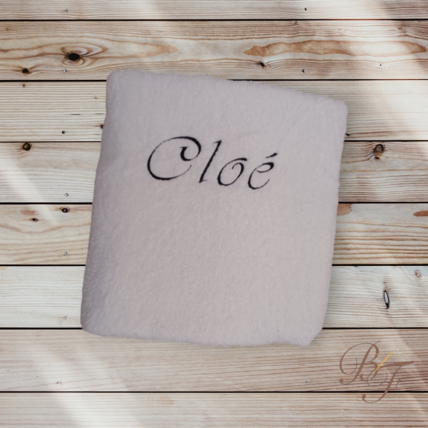 serviette de bain personnalisée